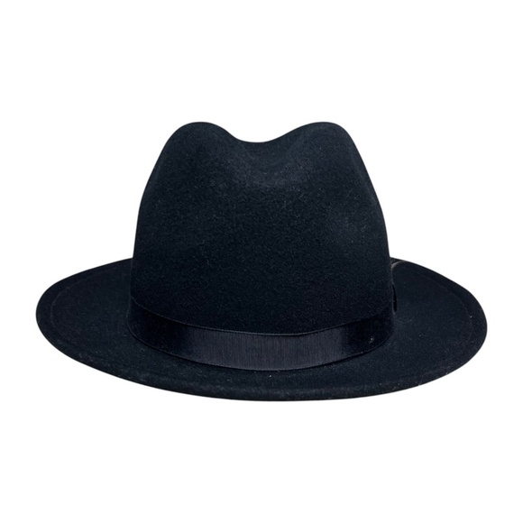 THE FLAMEKEEPERS HAT CLUB Torch MB Black Fedora Wool Felt HARLEM NEW YORK Size M - Picture 5 of 11